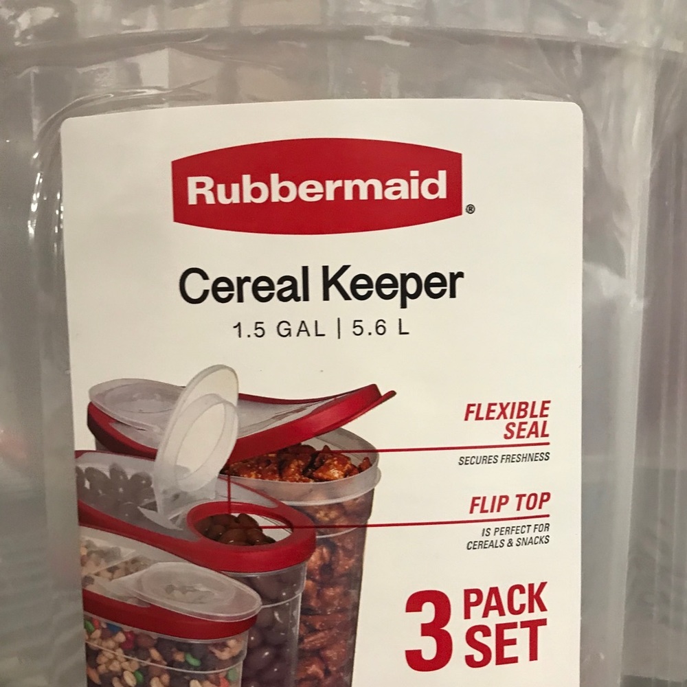Rubbermaid Cereal Keeper, 3 Pack - Picture 5 of 5